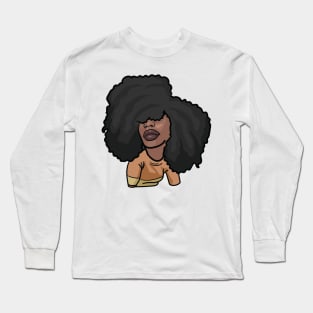 Afro Queen Incognito Long Sleeve T-Shirt